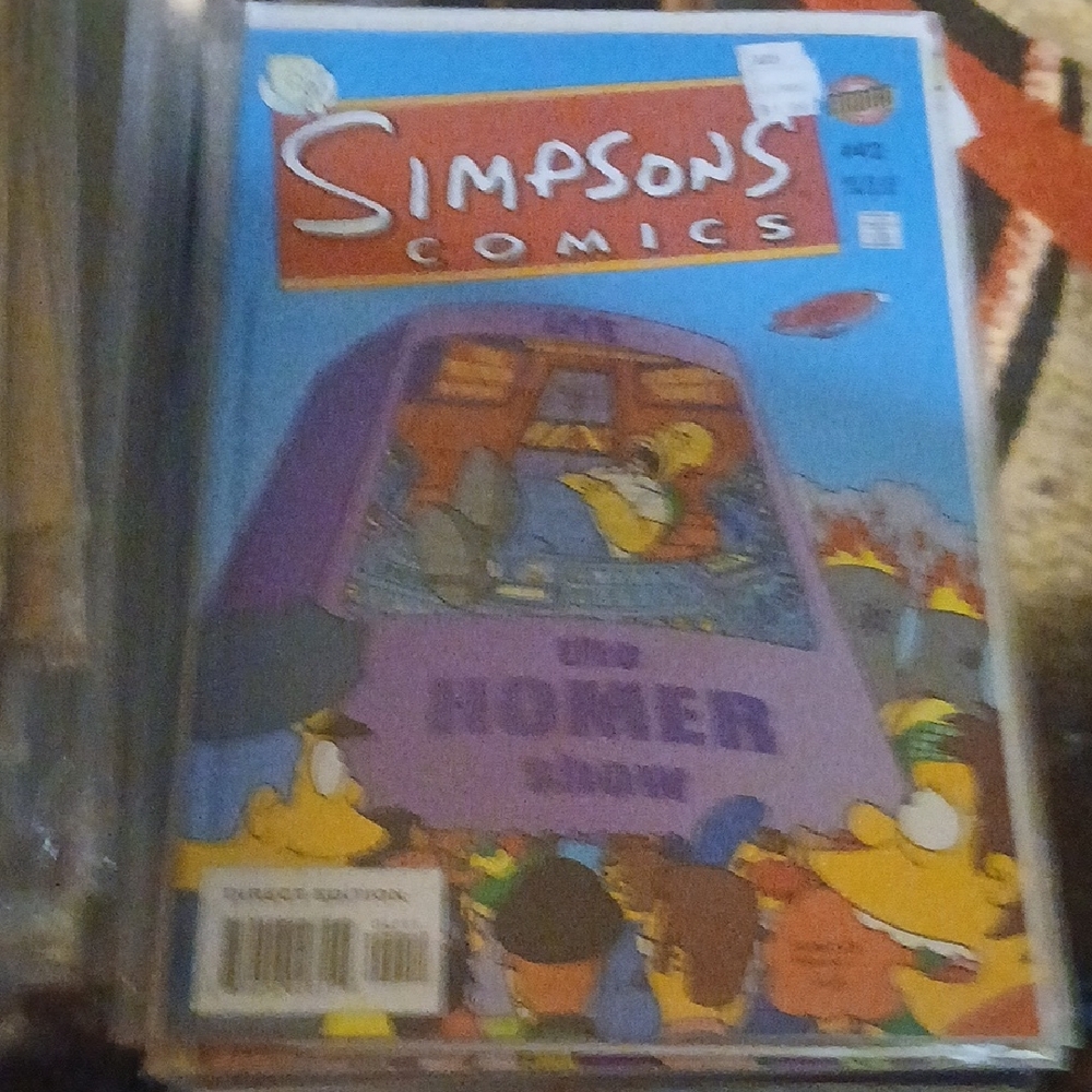 BONGO Simpsons Comics with Blue and Purple Design